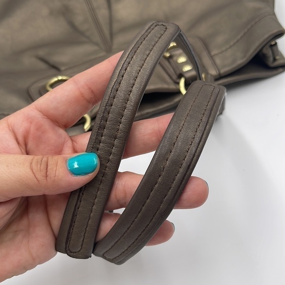 Coach Ashley NoE1261-F15513 Leather Bronze Carryall Shoulder Bag - Picture 11 of 13